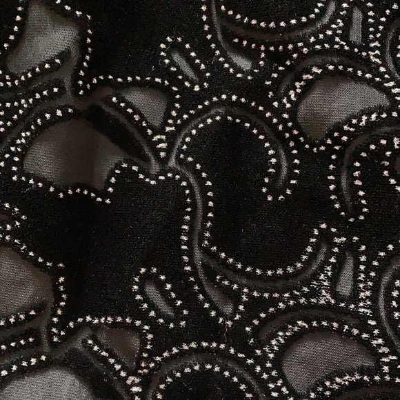 Virgo | Black Velvet Formal Mini Dress Cropped Sparkle Jacket 10 - Picture 6 of 9